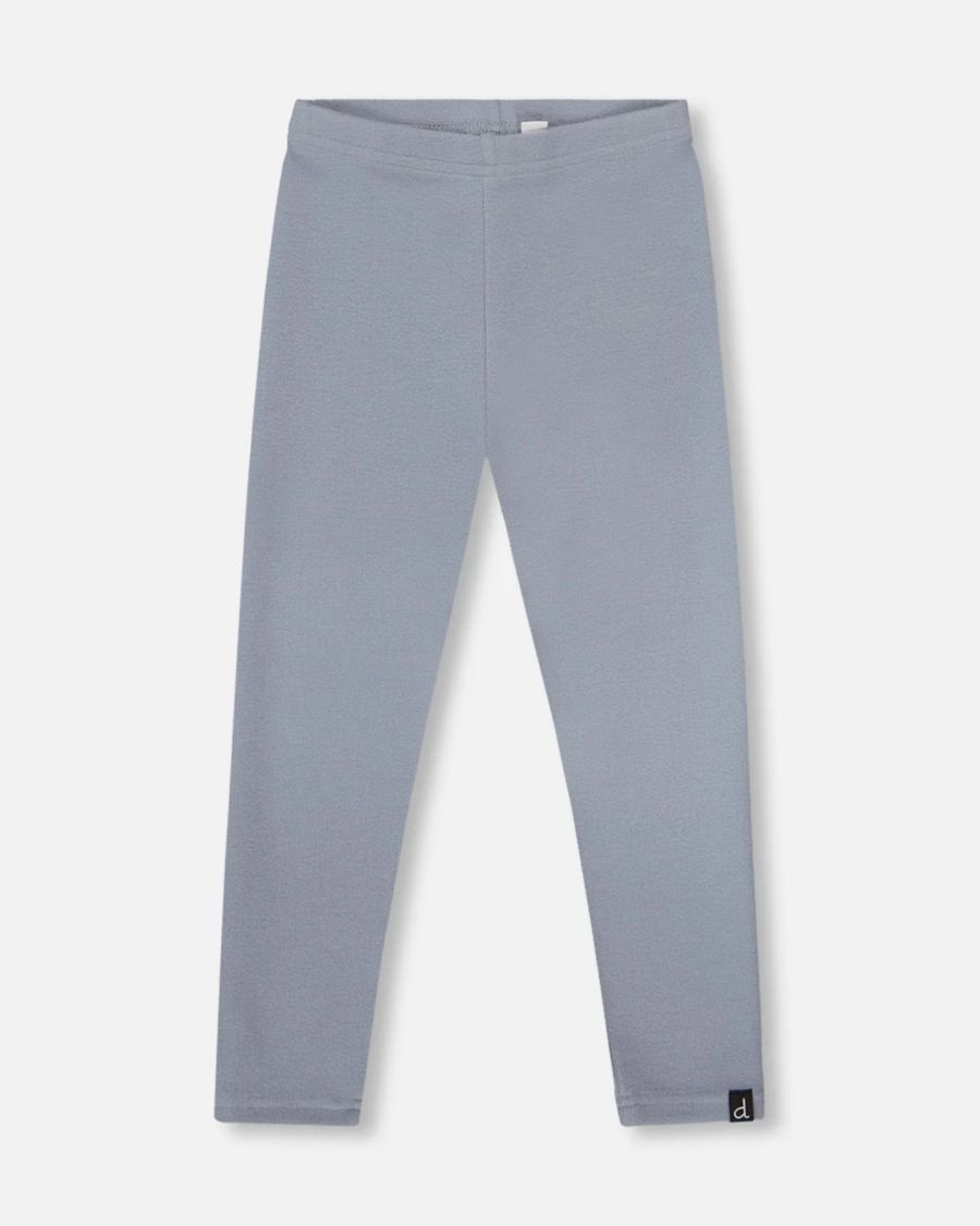 

Детские супермягкие ребристые леггинсы Deux par Deux, Blue gray