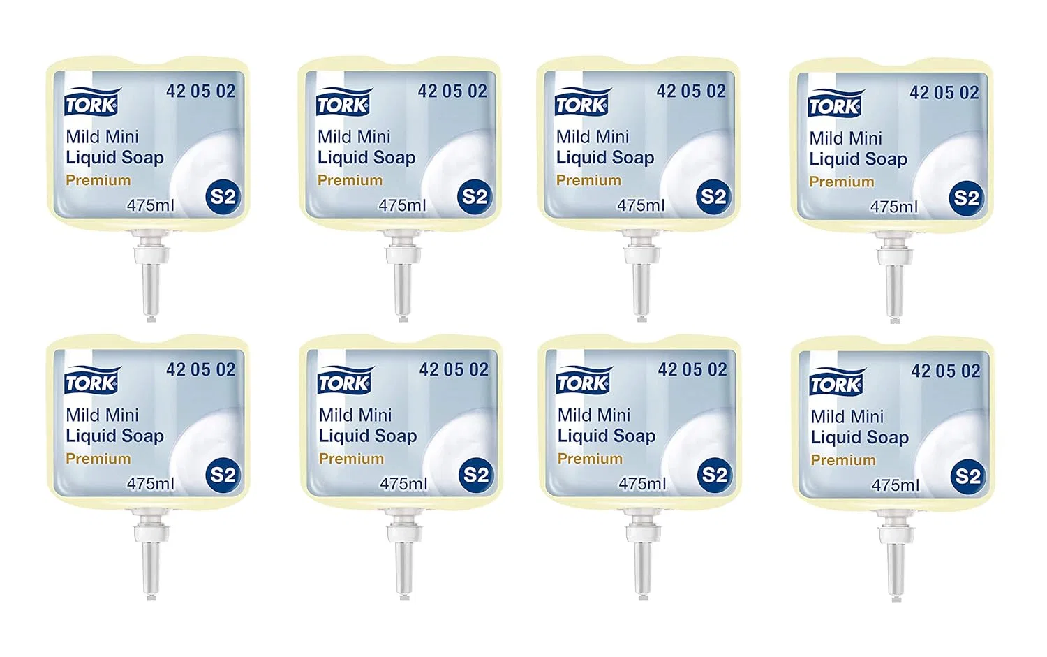 Жидкое мыло Tork Premium Mini Mild 475 мл (упаковка из 8 шт.) Tork