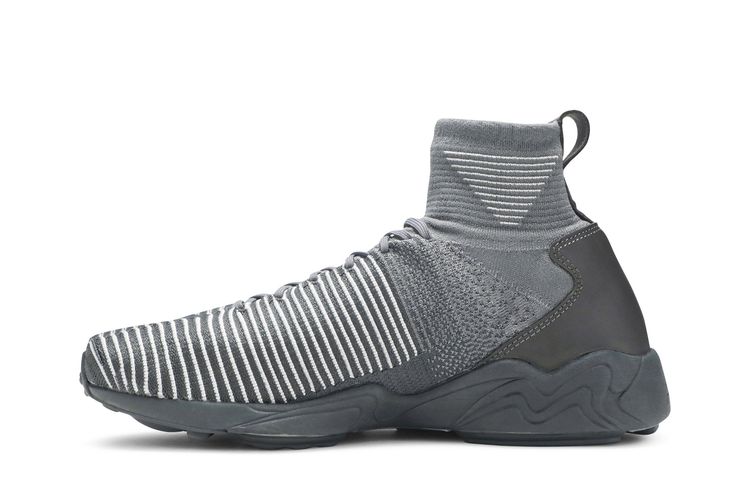 Кроссовки Flyknit Mercurial XI 'Dark Grey', серый — фото 3