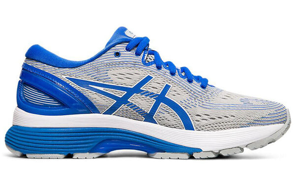 Кроссовки гелевые нимбус 21 облегченный показ Asics, серый — фото 2