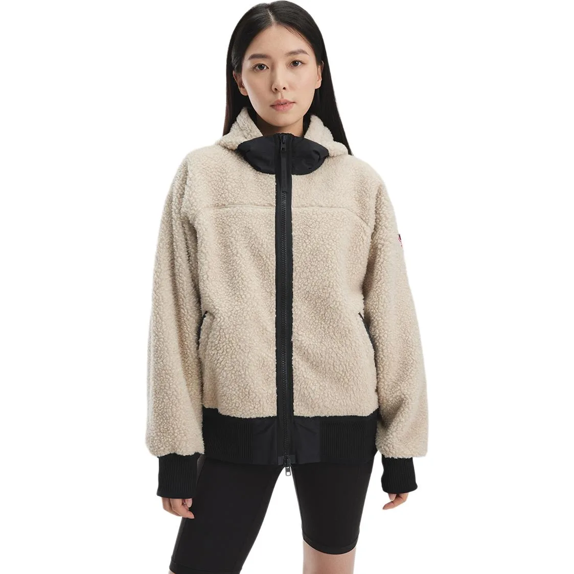 Куртка Simcoe Fleece Zip-front Canada Goose, mist серый — фото 4