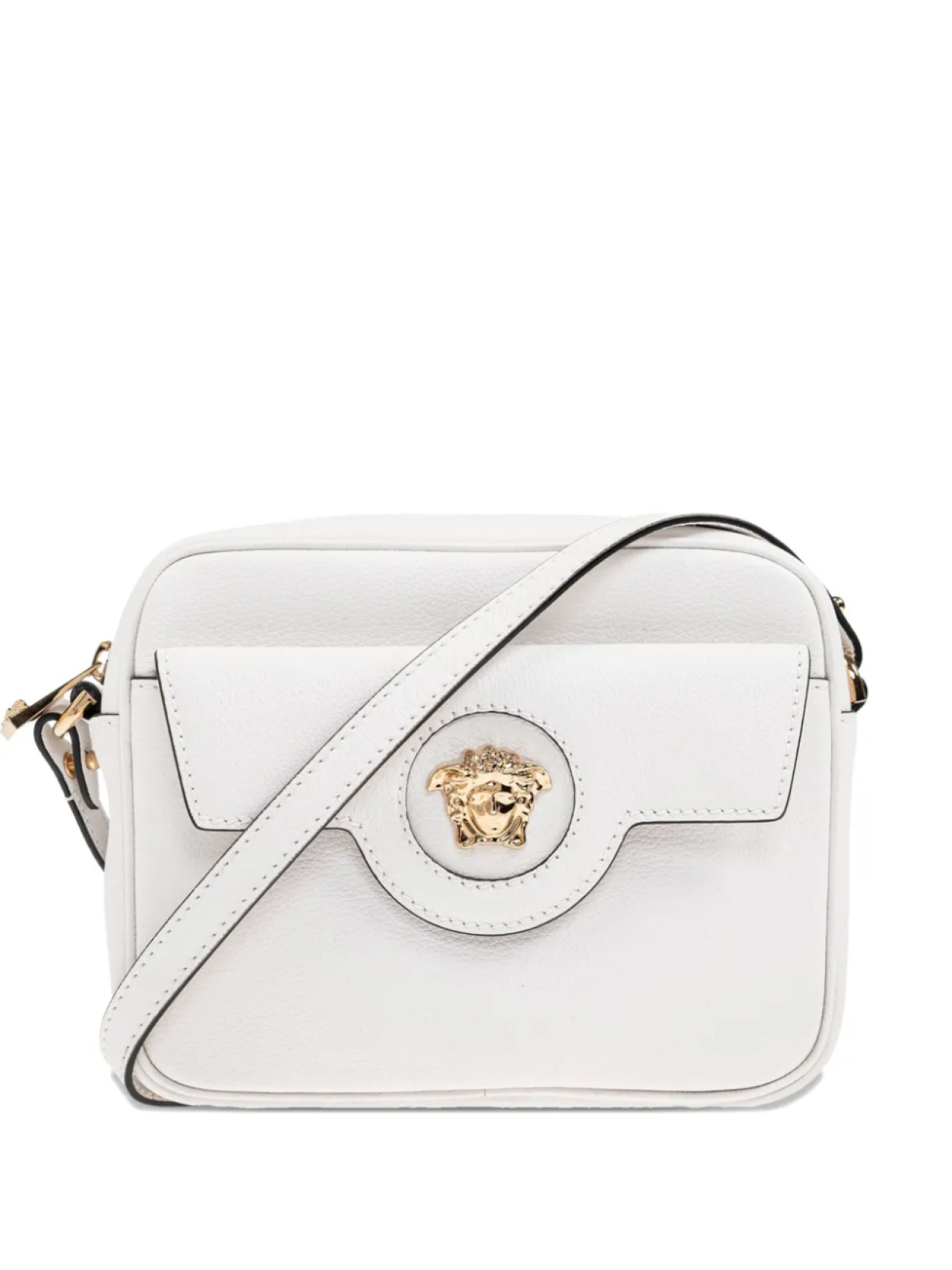 

Сумка через плечо из кожи La Medusa Versace, белый