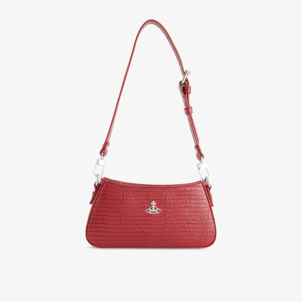 

Сумка кожаная Vivienne Westwood Tasha для телефона, красный