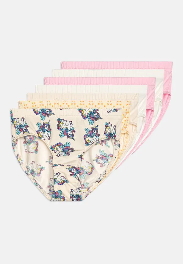 Трусы в упаковке из 7 штук Friboo, Light Pink/Light Yellow/White
