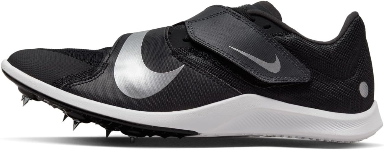 

Nike Мужские бутсы Zoom Rival Jump, Black Metallic Silver Dk Smoke Grey