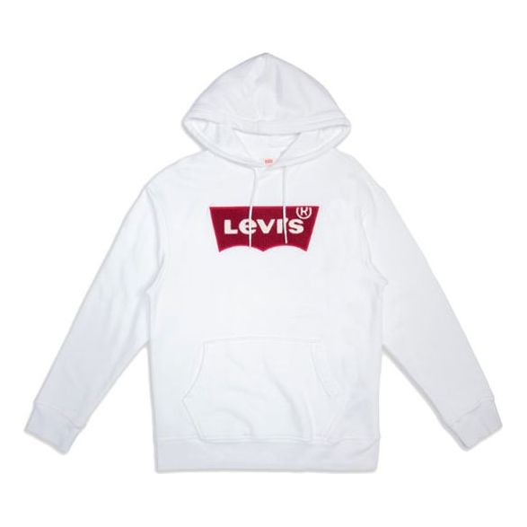 

Худи Men's Levis Alphabet Logo Patch White, белый