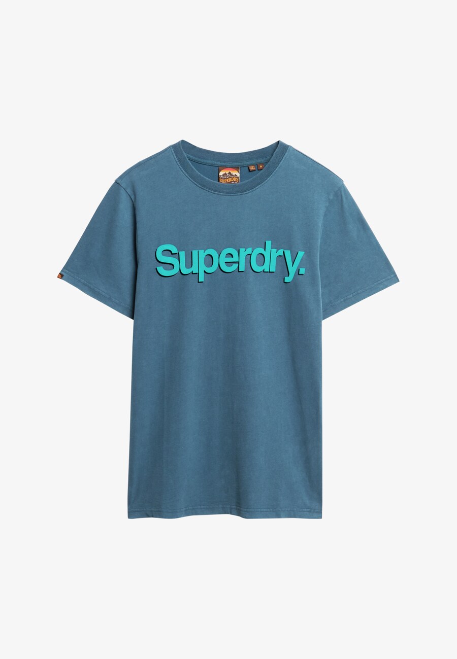 

Футболка Superdry Classic, Aqua/Royal blue