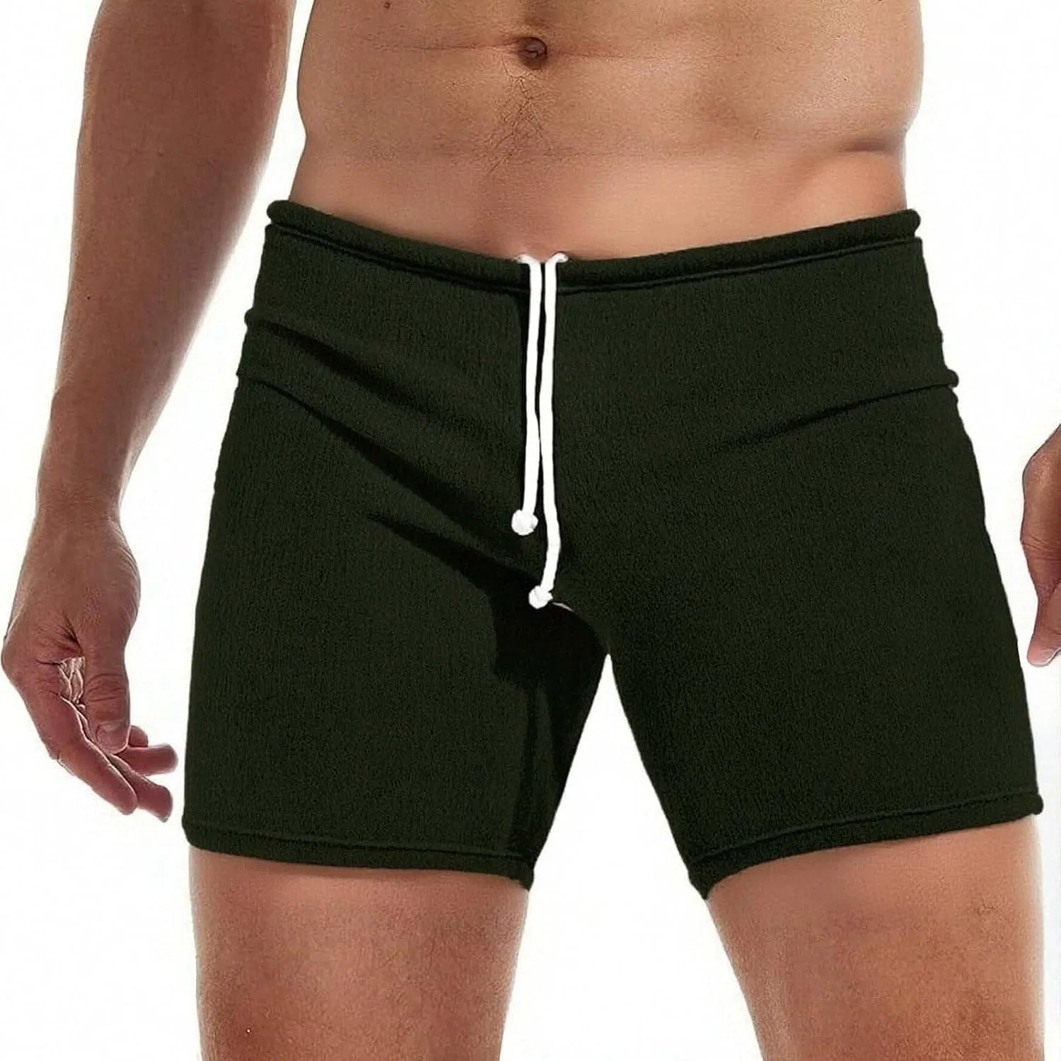 Мужские шорты Ribbed Athletic, Army Green — фото 2