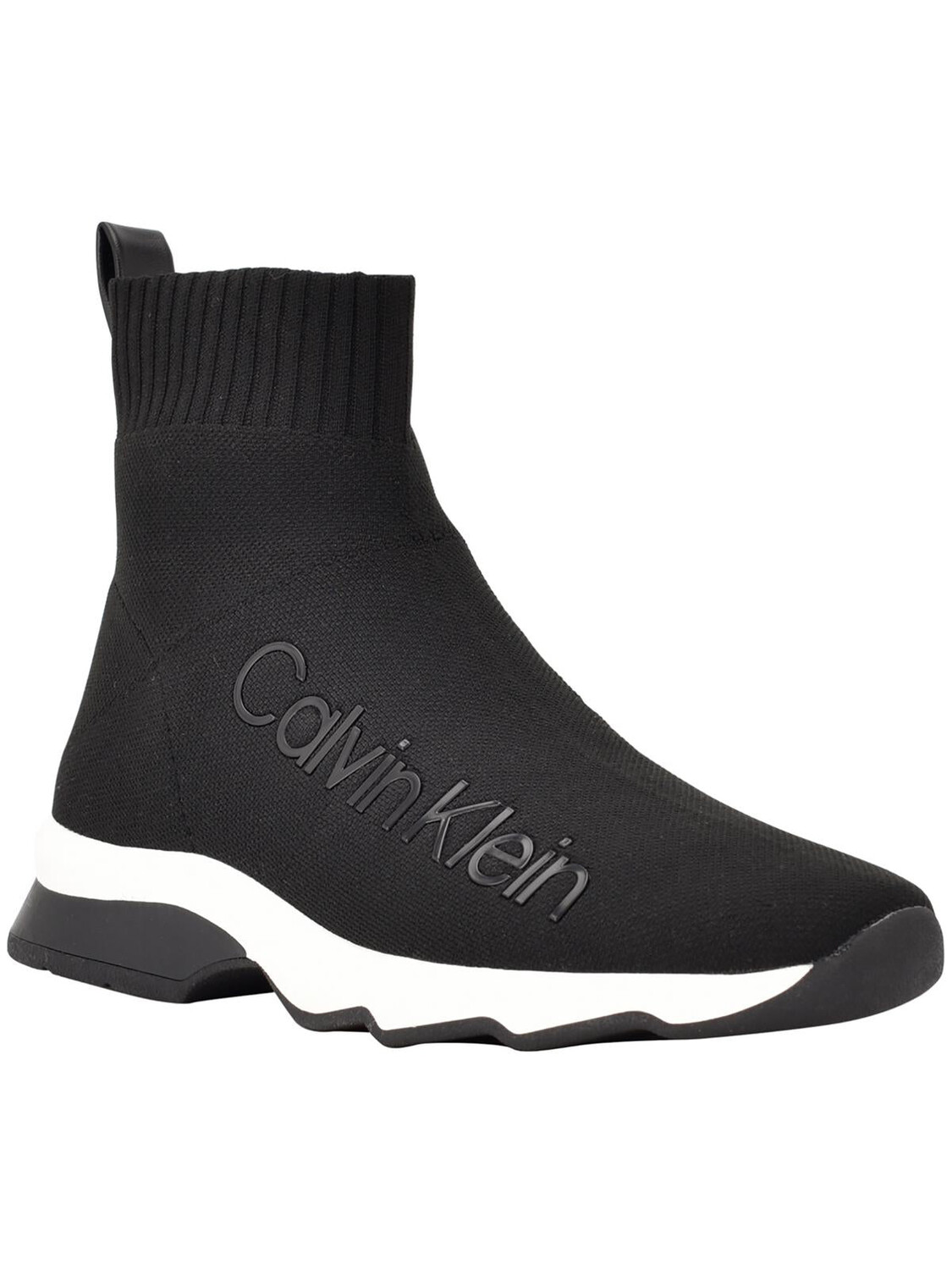 

Женские высокие кроссовки без шнуровки Karmina Calvin Klein, черный