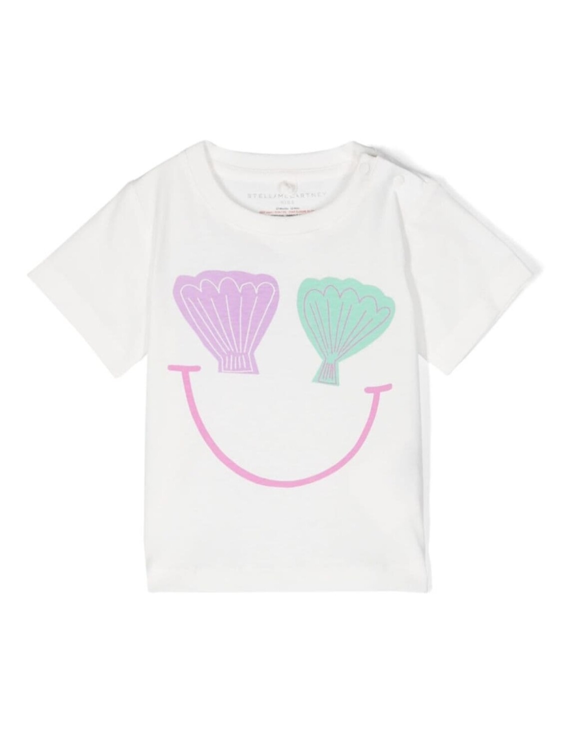 

Stella McCartney Kids футболка с принтом, белый