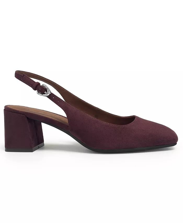 Женские туфли Izara на каблуке с ремешком через пятку Aerosoles, зеленый — фото 2