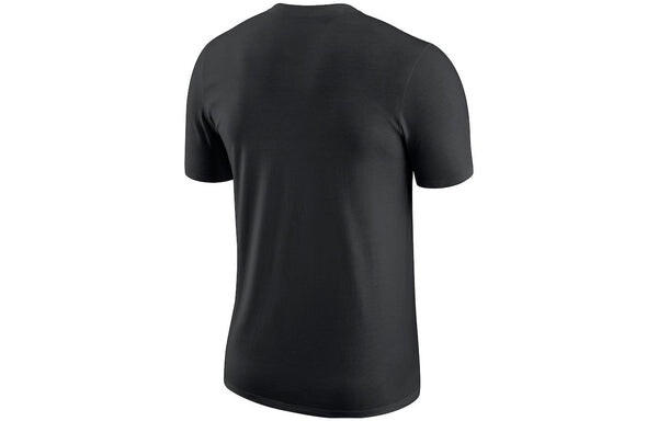 Футболка Nike Dri-FIT NBA San Antonio Spurs T-Shirt 'Black', черный — фото 2