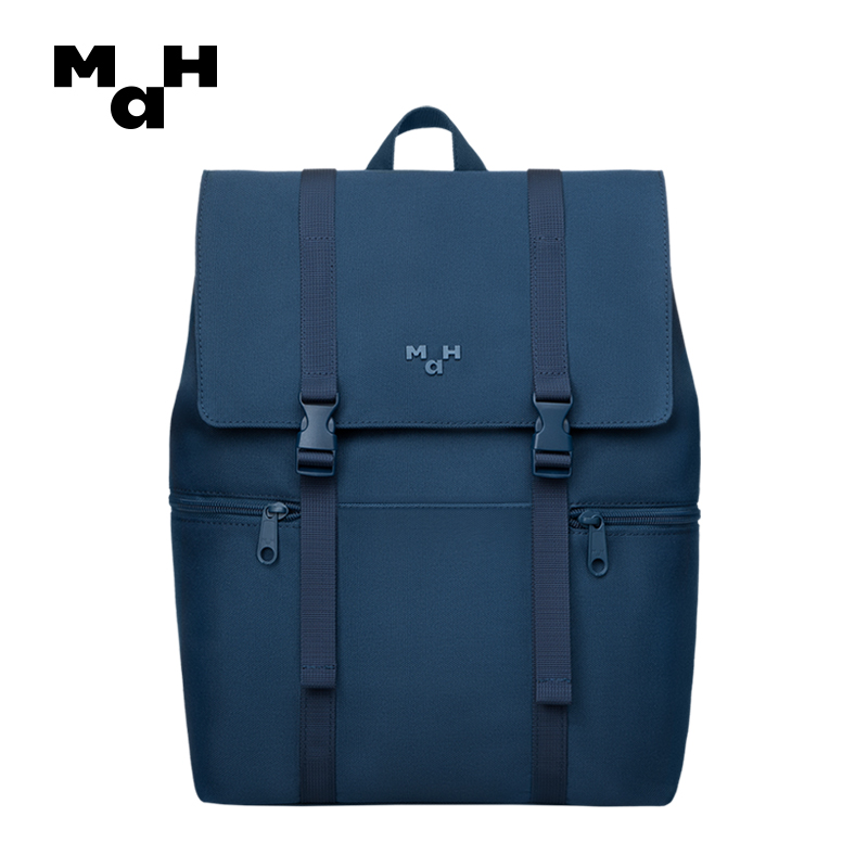 

MAH Полиэстеровый рюкзак средний унисекс черный, Dark Blue Large Size