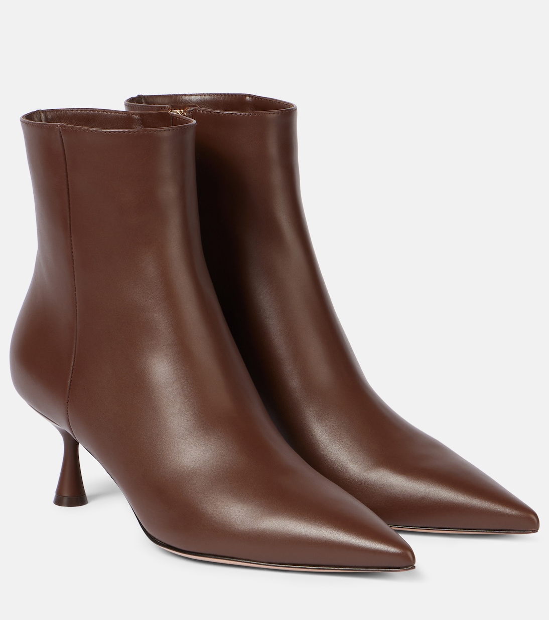 Ботинки Murray 55 кожаные Gianvito Rossi, коричневый
