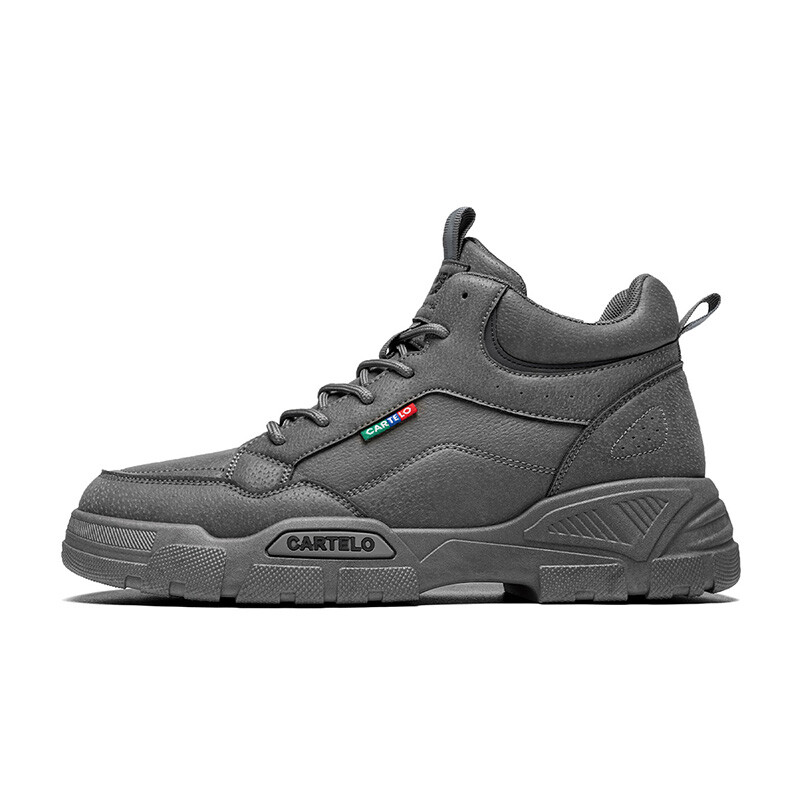 

Кроссовки CARTELO/Catilla crocodile Lifestyle Shoes Men Mid-top, серый