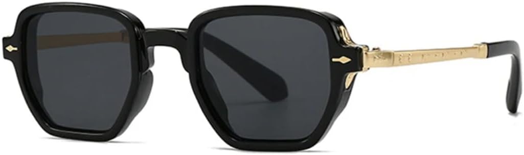 

Ретро-заклёпки, женские солнцезащитные очки класса люкс, модные градиентные солнцезащитные очки с защитой от УФ-излучения UV400, мужские солнцезащитные очки в тренде SZVVBKK, Black Gray