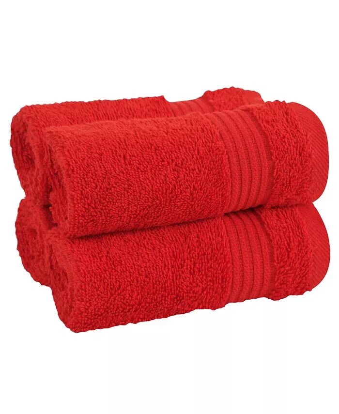 

Набор мочалок Bekos Premium из 100% турецкого хлопка из 4 предметов American Soft Linen, красный
