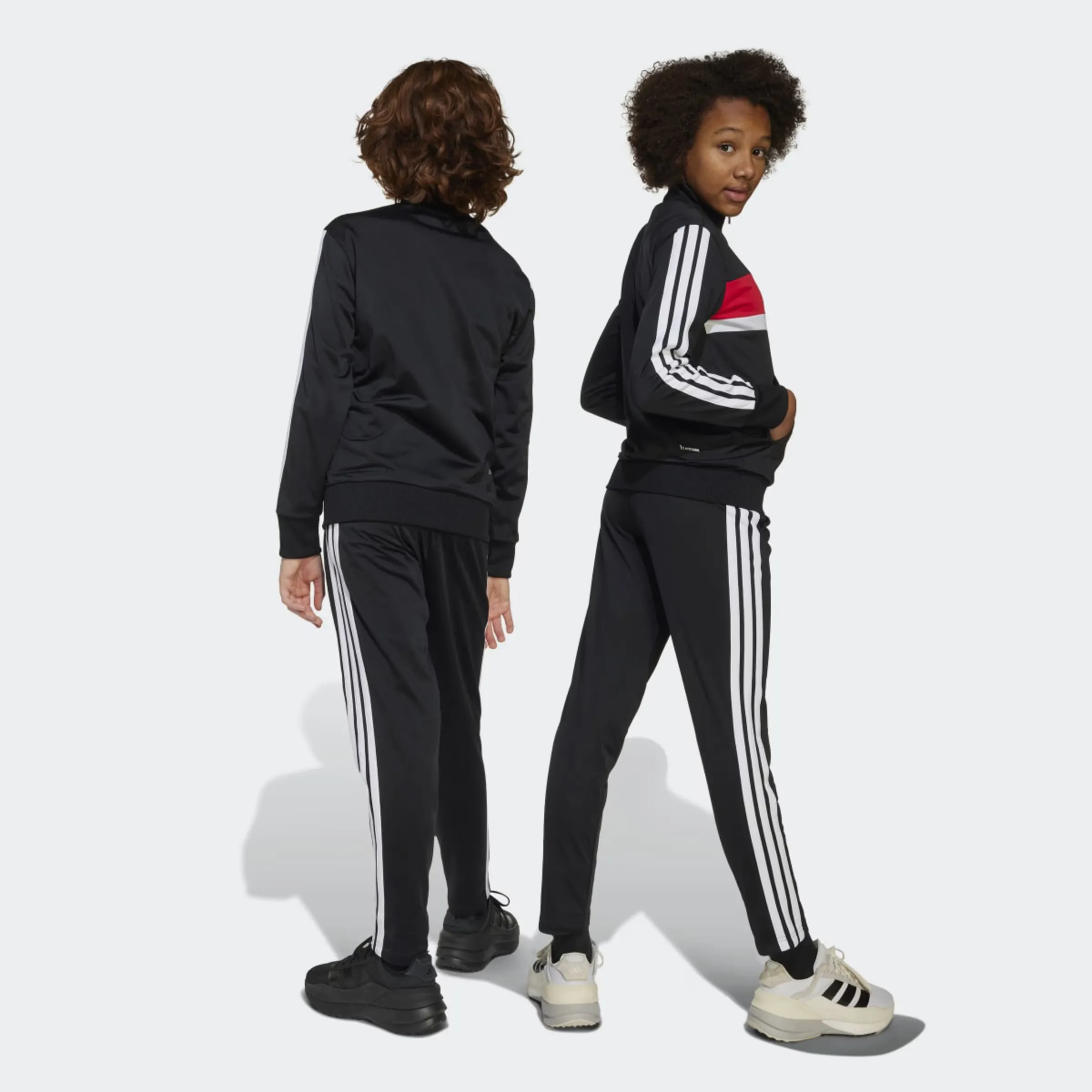 Детский спортивный костюм Tiberio 3S adidas, черный — фото 2