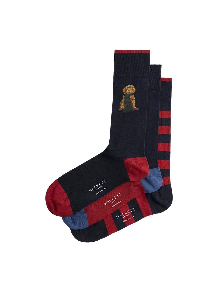 

Носки Hackett London Harry, marine blue/Red