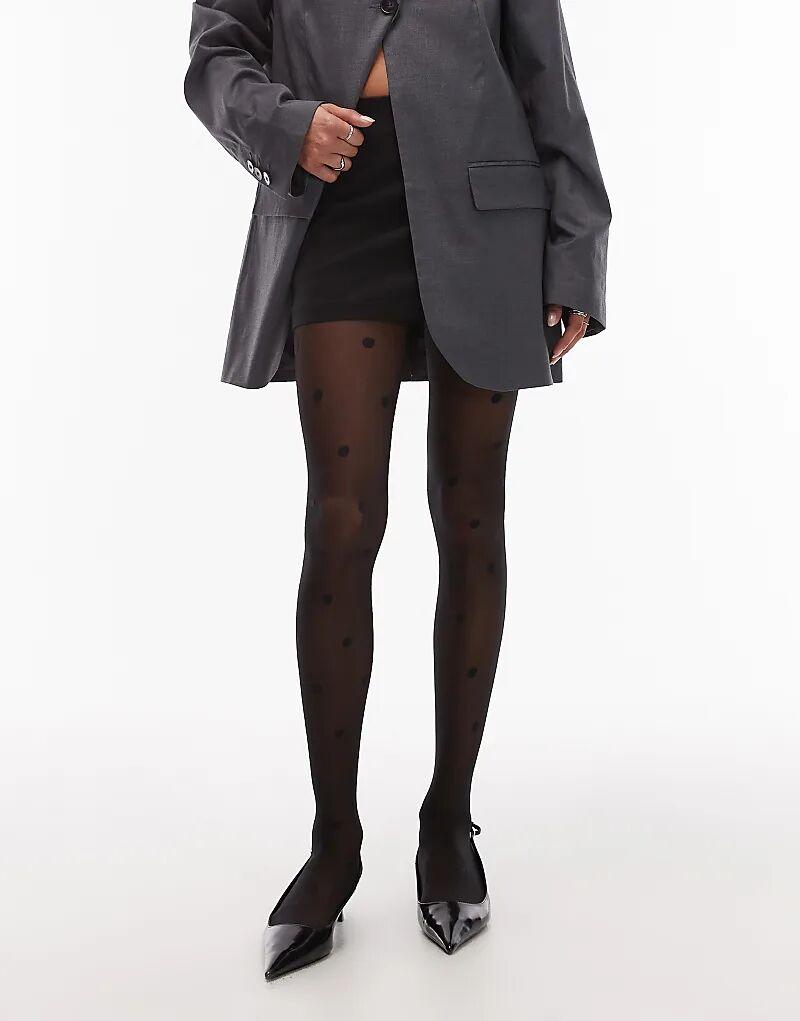 

& Other Stories прозрачные колготки в горошек черного цвета