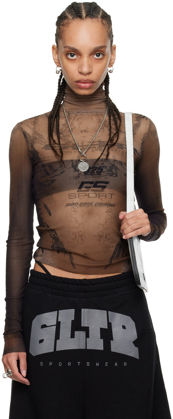 

Коричневый hayne Oliver Edition 'G port' Водолазка Jean Paul Gaultier