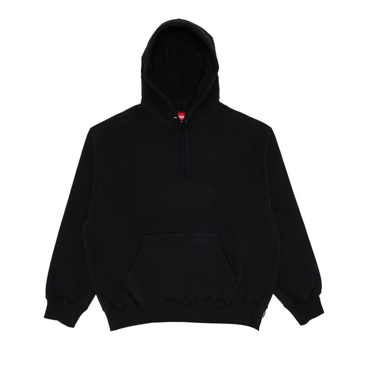 

Толстовка Supreme Satin Appliqué Hooded Sweatshirt, Black