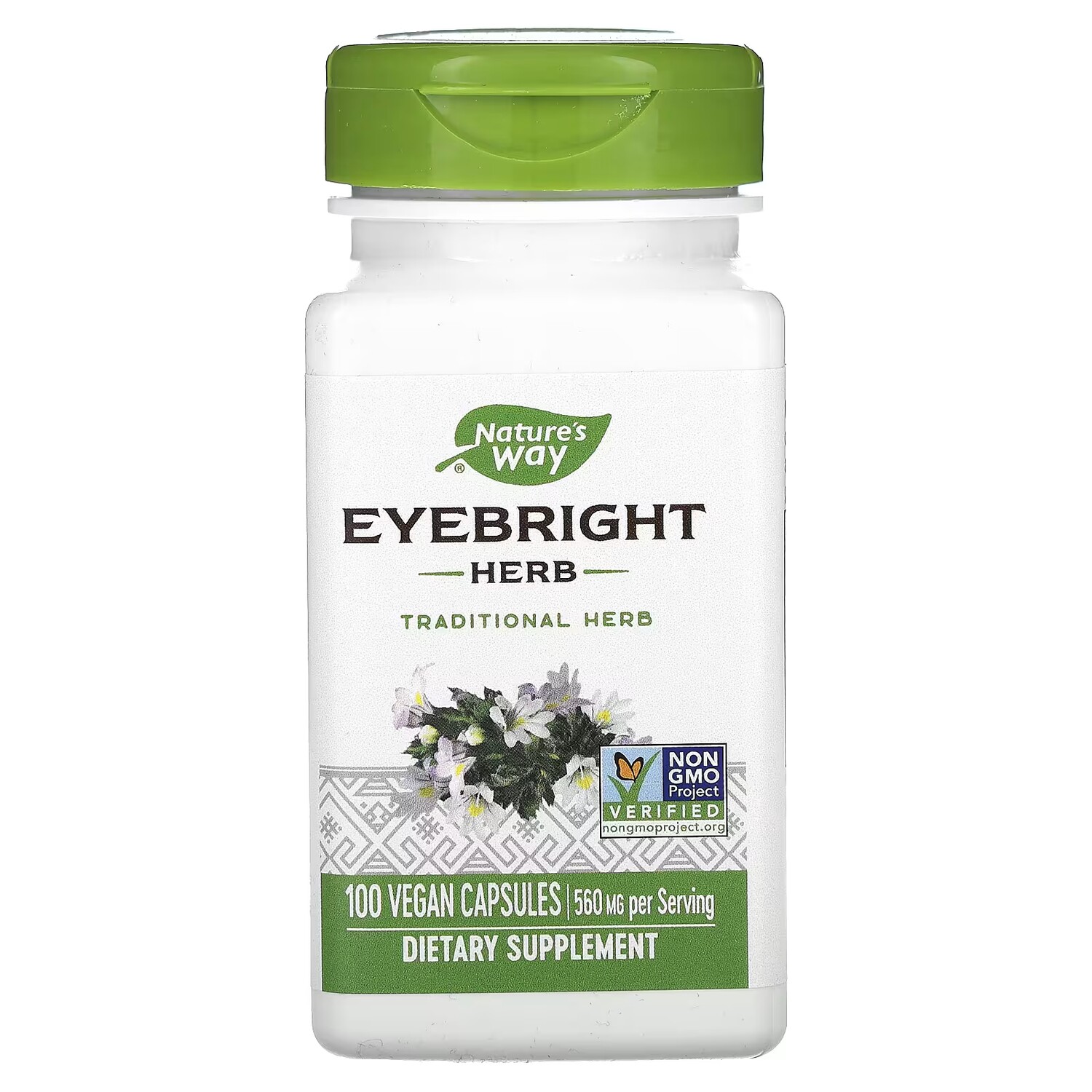 

Добавка Nature's Way Eyebright Herb 560 мг, 100 веганских капсул