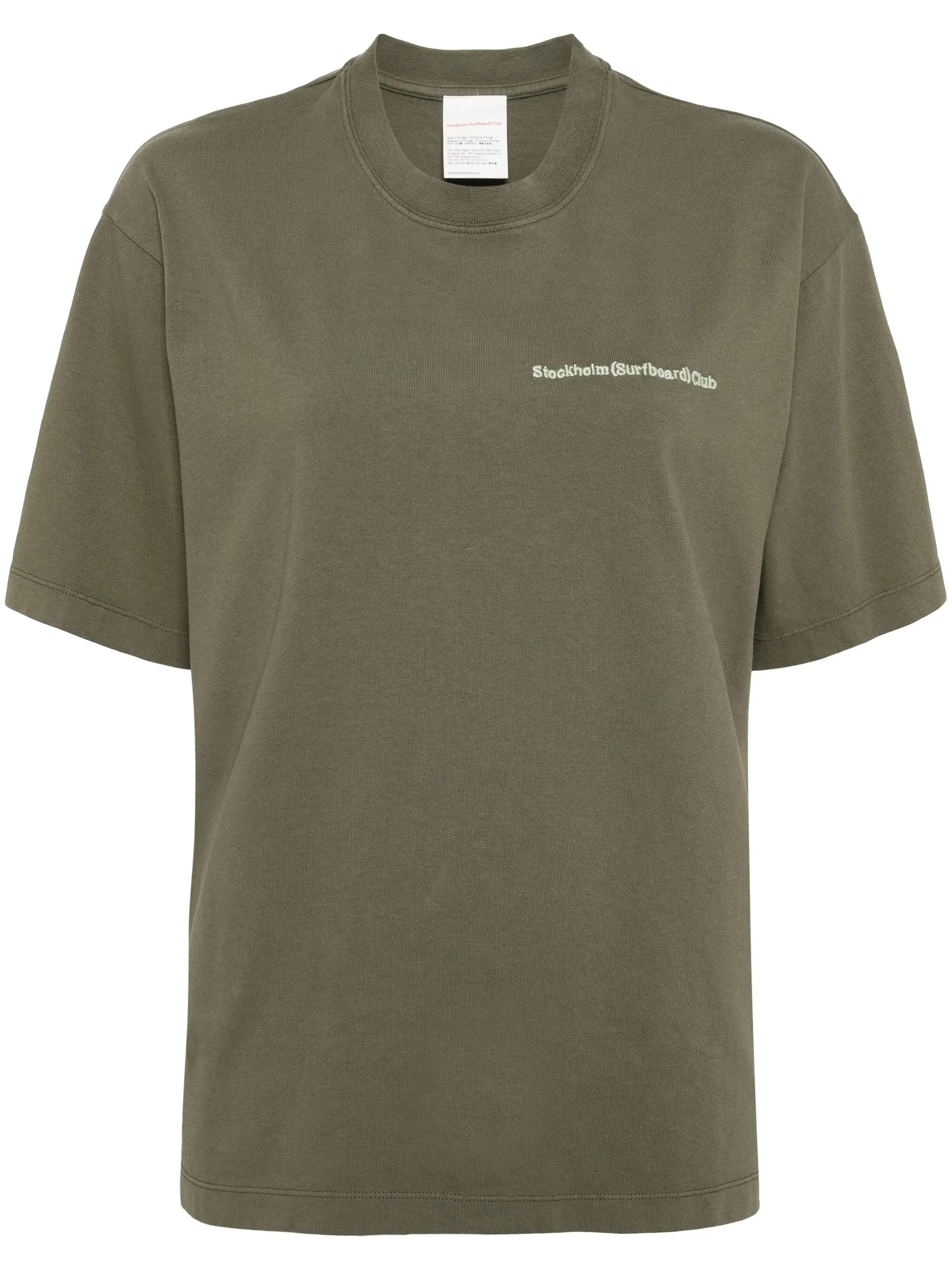 

Футболка из органического хлопка с логотипом Stockholm Surfboard Club, зеленый