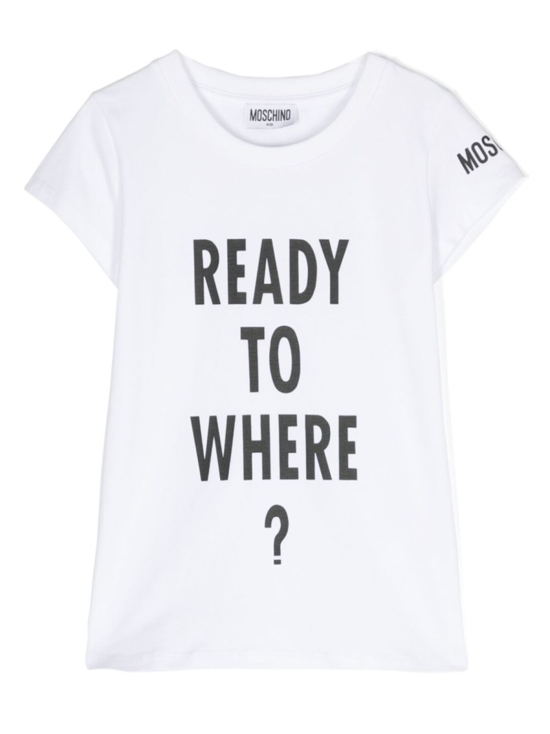 

Moschino Kids футболка с логотипом, белый