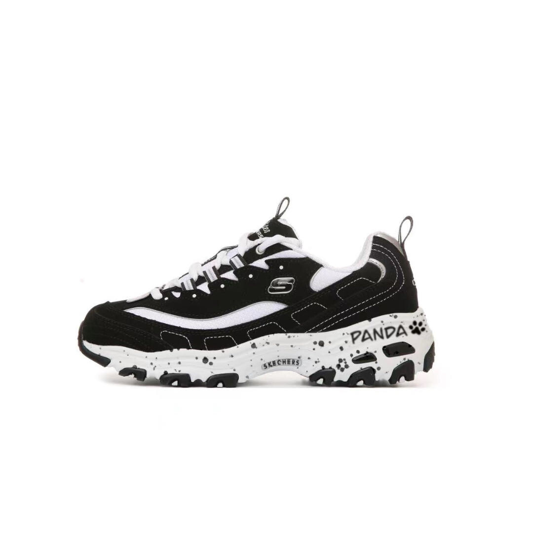 

Кроссовки Skechers DLITES Chunky Sneakers Women's Low-top Black/white, черный/белый