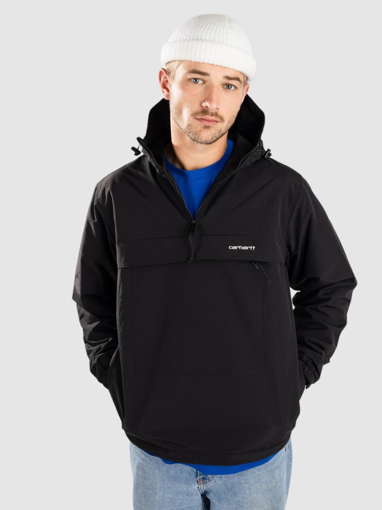 

Зимняя куртка Carhartt WIP Windbreaker Anorak, black/white