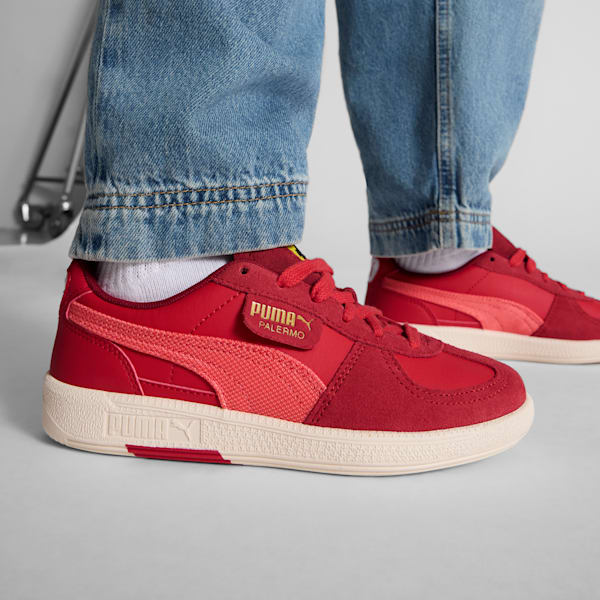 Кроссовки для больших детей Scuderia Ferrari Palermo Puma, красный — фото 2