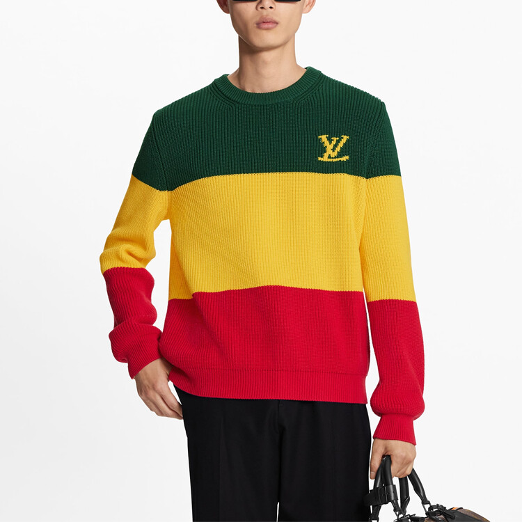 Новые квартальные продукты LV Sweater Men Multicolor Louis Vuitton, цвет Multicolor — фото 3