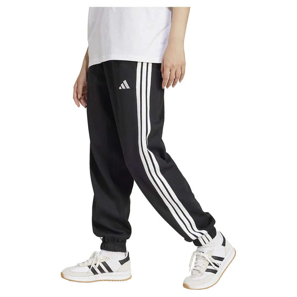 

Джоггеры adidas Essentials 3 Stripes Fleece Loose Fit, черный
