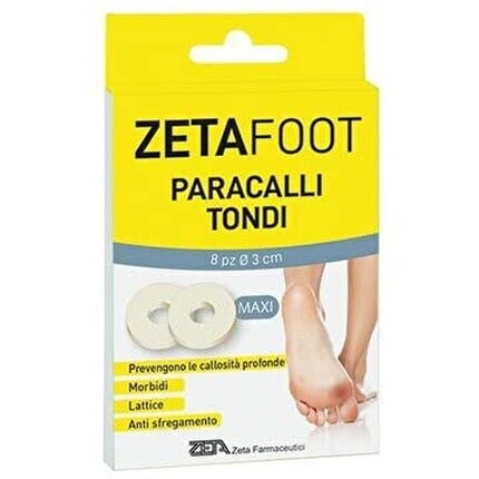 

ZetaFoot Maxi Round Callus Remover 8 Удаления мозолей Zeta Farmaceutici