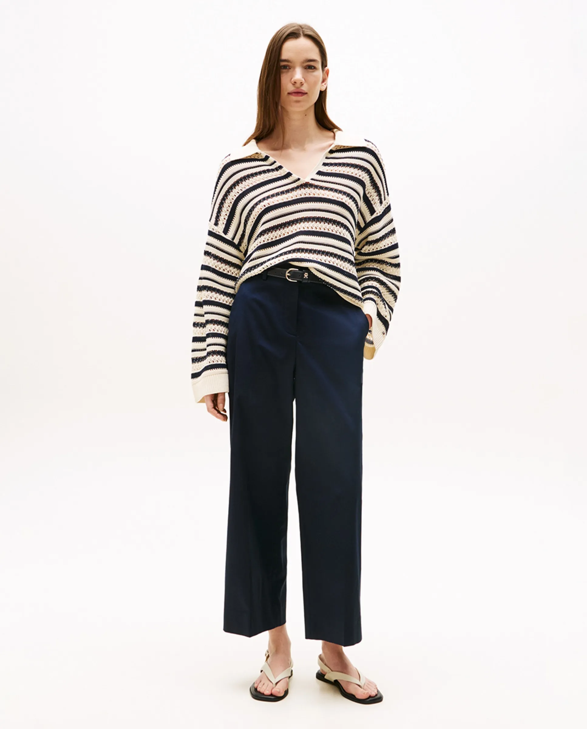 

Женские брюки чинос Slim Straight Tommy Hilfiger, синий