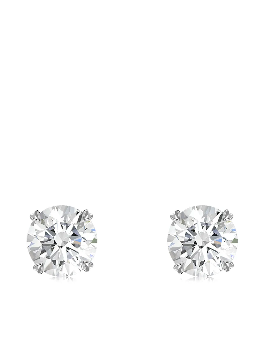 

Серьги-гвоздики Windsor из белого золота с бриллиантами Pragnell, серебяный