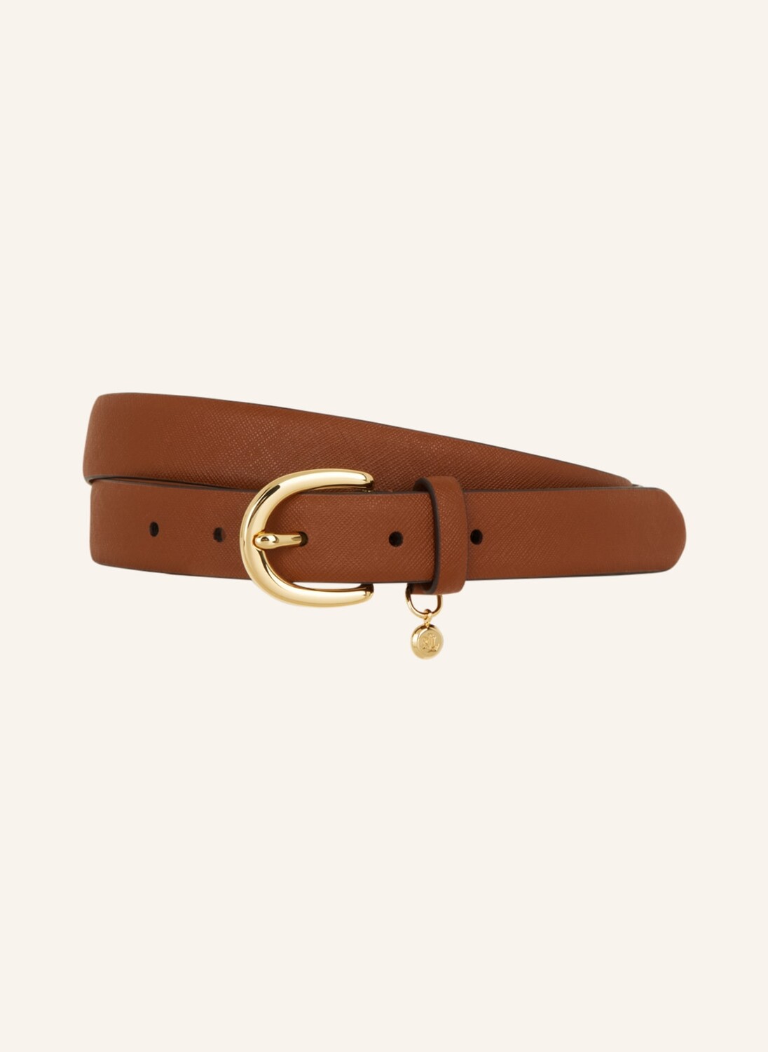 

Кожаный ремень LAUREN RALPH LAUREN, коричневый