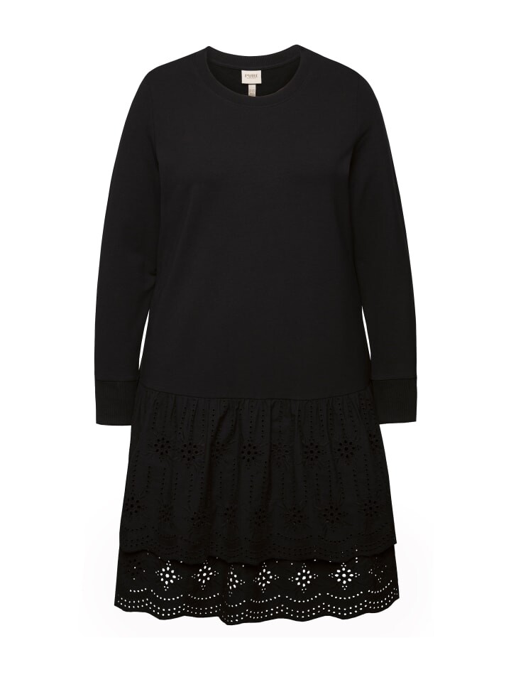 

Платье до колена Ulla Popken Midikleid, черный