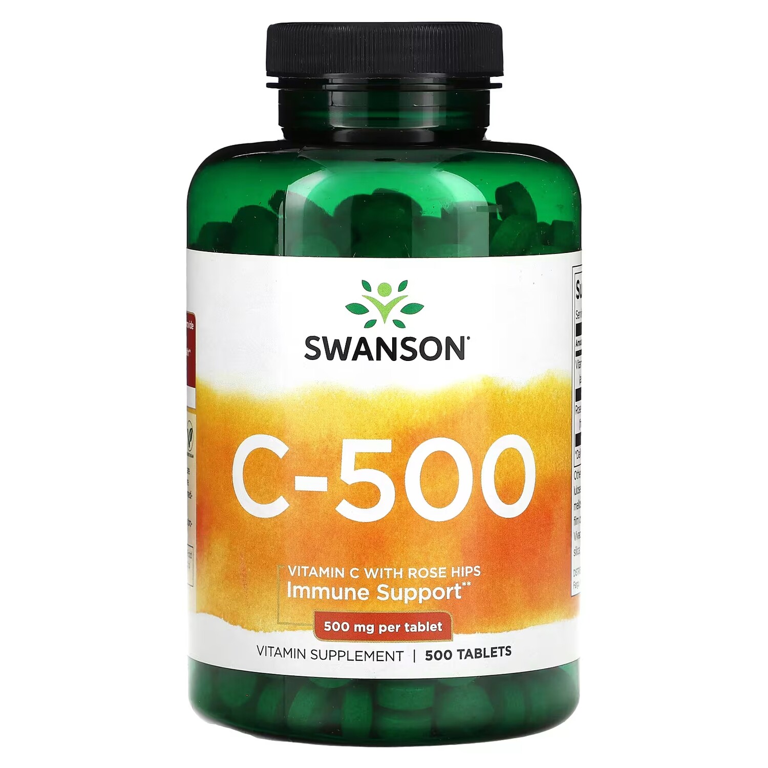

Витамин C Swanson с шиповником, 500 таблеток