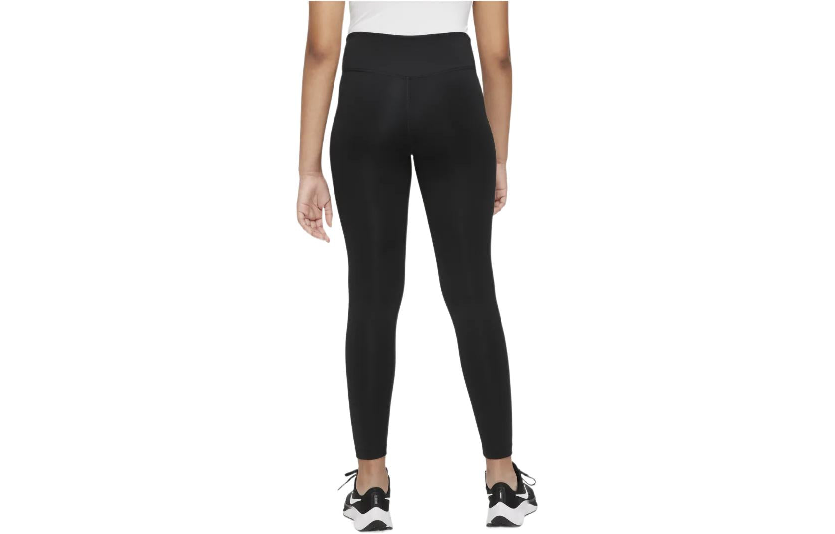 Леггинсы (GS) Nike Dri-FIT One Leggings 'Black' DQ8836-010, черный — фото 2