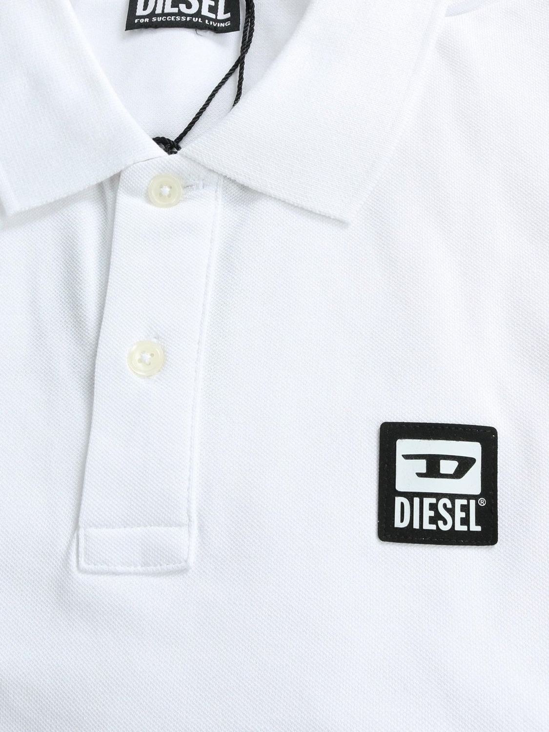 DIESEL Футболка 'T-SMITH 250104' в белом цвете — фото 3