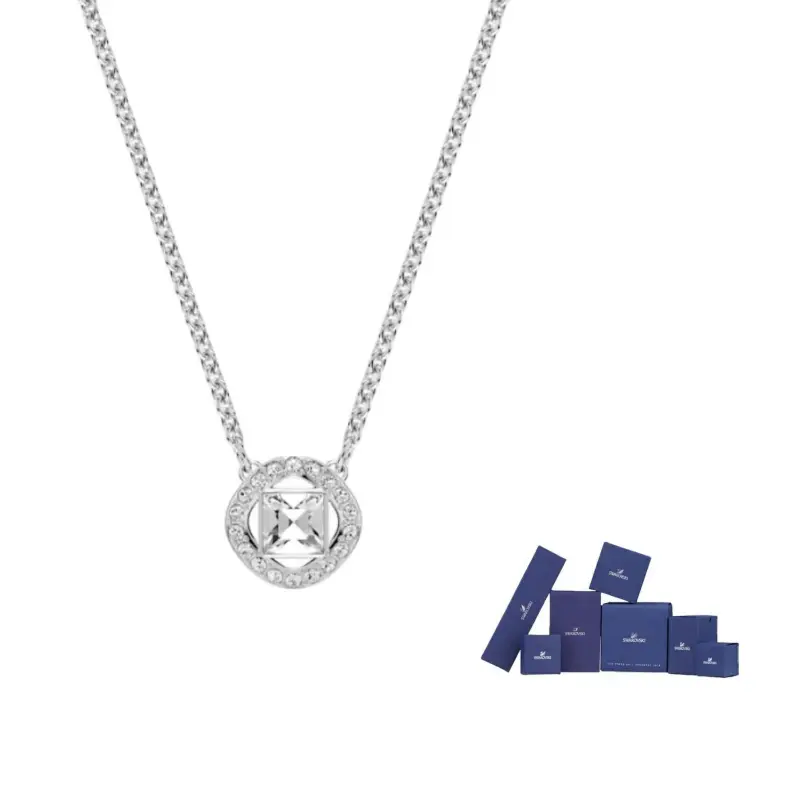 

Swarovski Родированное колье Unisex Silver