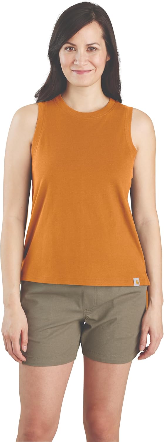

Carhartt Women's 106176 Women's Tencel Fiber Series Relaxed Fit Ligh, Hazy Sunshine