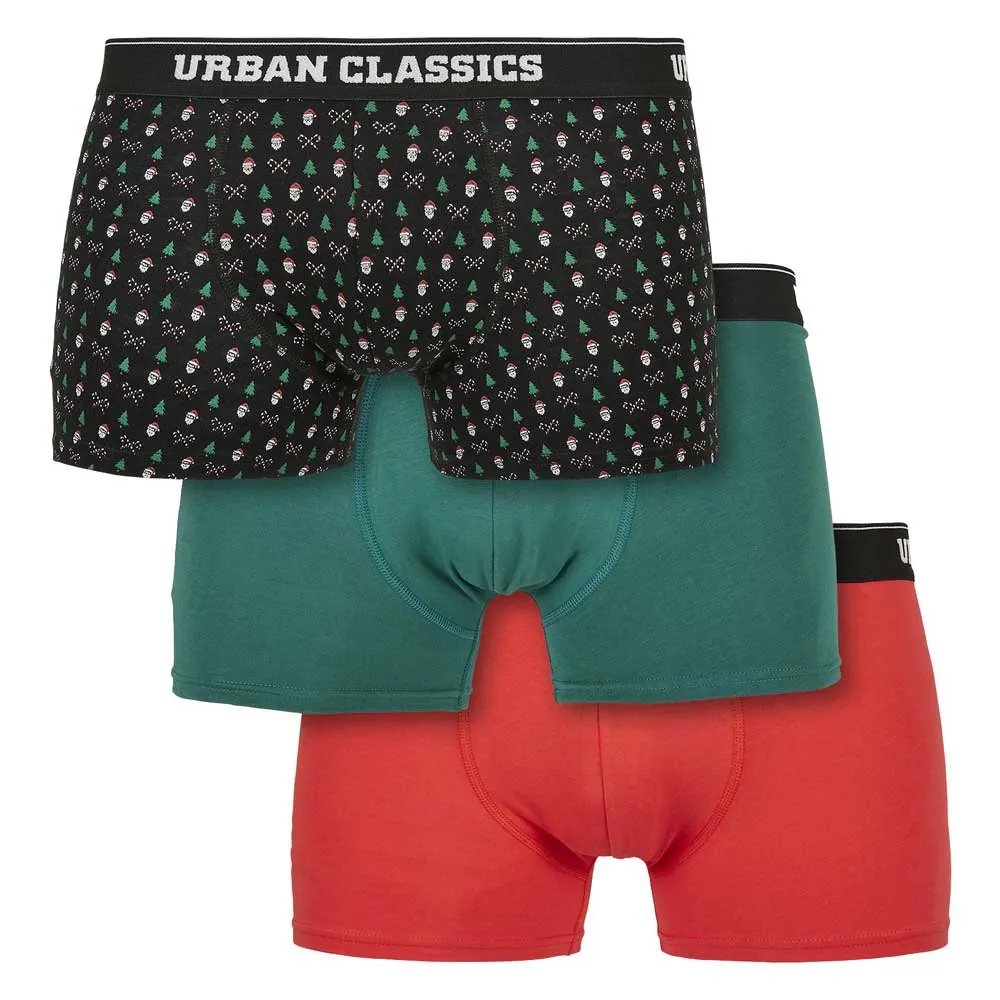 

Трусы-боксеры Urban Classics Organic X-Mas 3 units, разноцветный