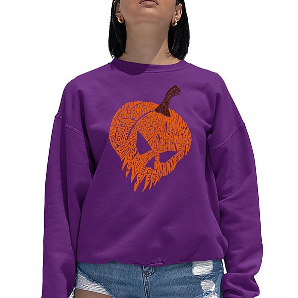 

Толстовка Evil Pumpkin с принтом для женщин La Pop Art, Purple, Фиолетовый, Толстовка Evil Pumpkin с принтом для женщин La Pop Art, Purple