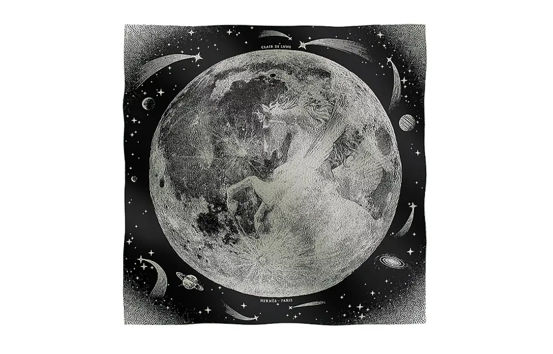 

Шаль Clair De Lune HERMES