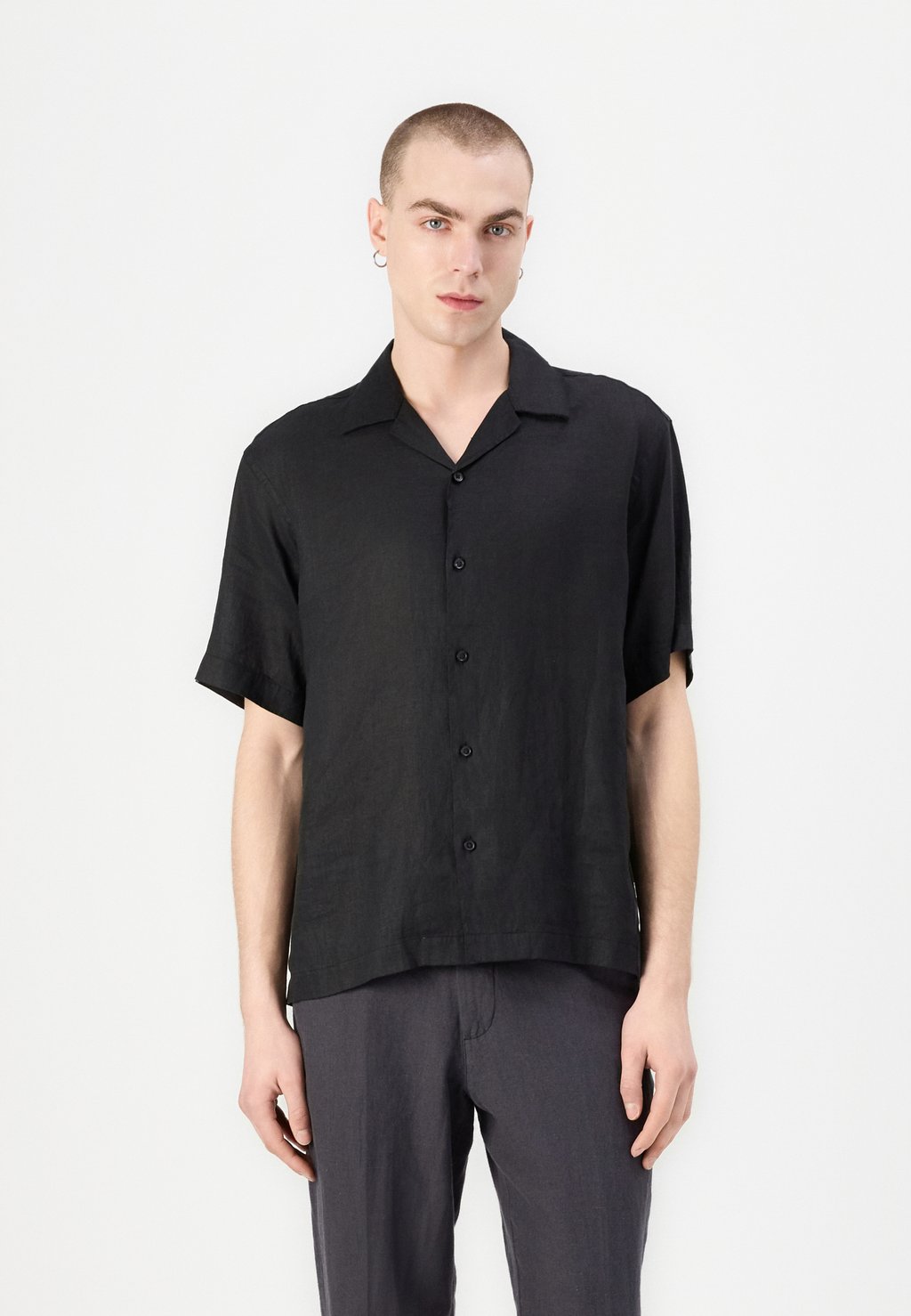 

Рубашка RELAXKYLIAN MIX SS RESORT Selected Homme, Black