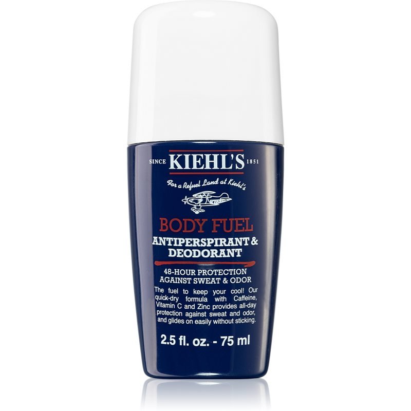 

Kiehl's Men Body Fuel Роликовый дезодорант-антиперспирант и дезодорант для мужчин 75 мл