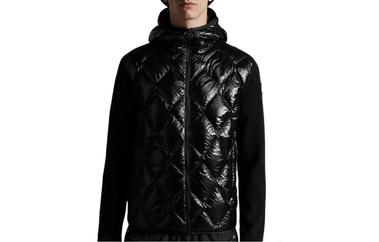 

Пуховик мужской черный Moncler